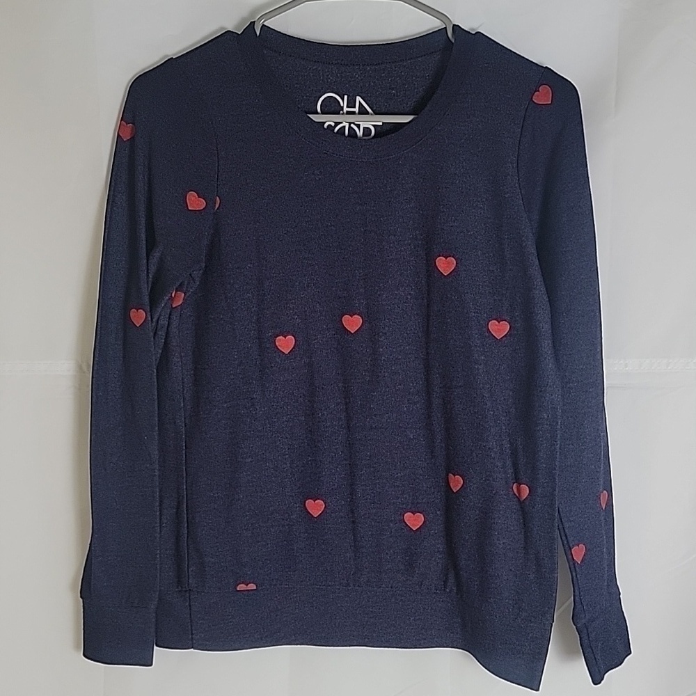 Cha Sor Heart design lightweight sweater